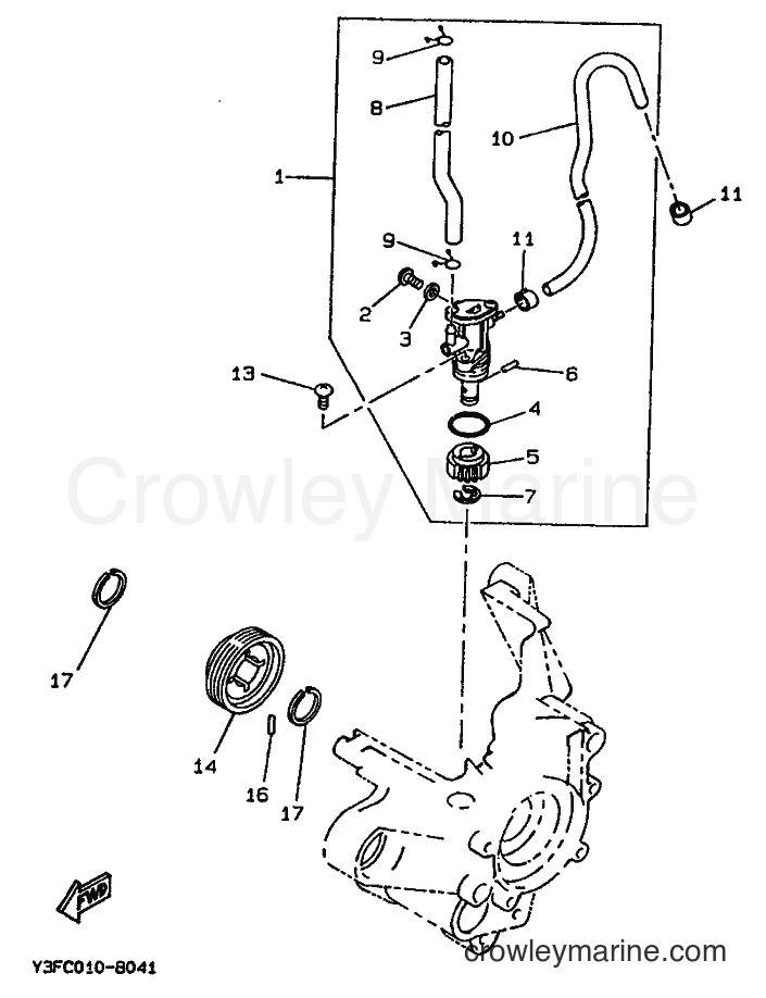 1992 Scooter CW50 - CW50 (3WV2) [999] - OIL PUMP