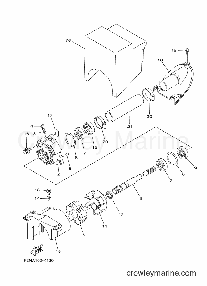 Yamaha Motors VX1100A-L (F2NM) [010] - JET UNIT 2