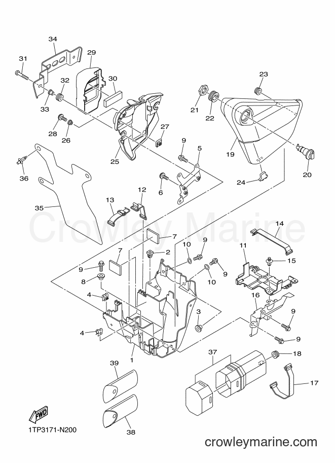 Yamaha Motors XVS950CUD (BS5C) [010] - SIDE COVER