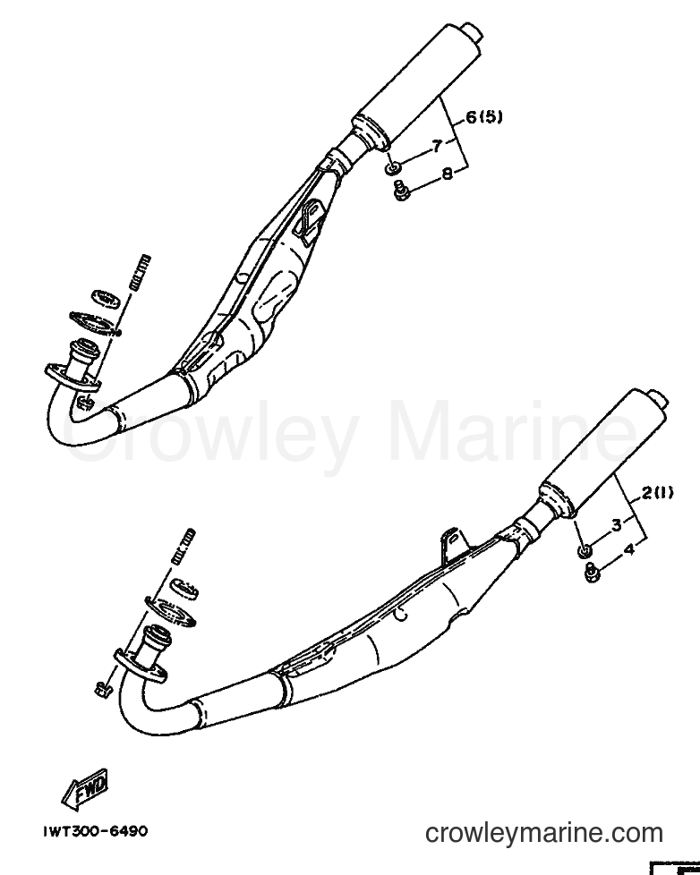 Yamaha Motors RD350LCF (1WT) [999] - ALTERNATE FOR ENGINE