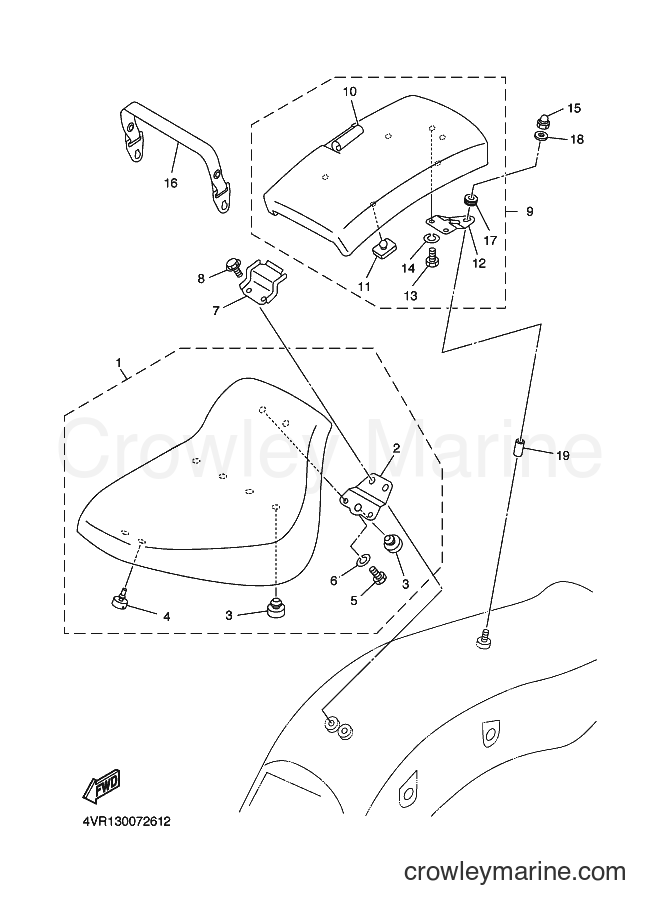 Yamaha Motors XVS650 (5FBU) [010] - SEAT