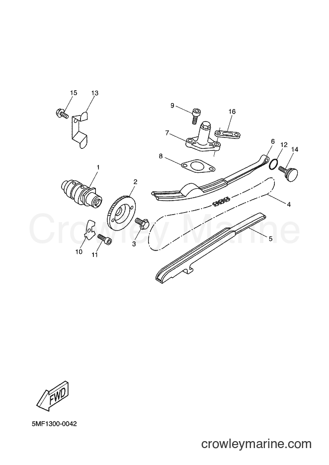 2001 Scooter XQ125 - XQ125 (5HT2) [030] - CAMSHAFT & CHAIN