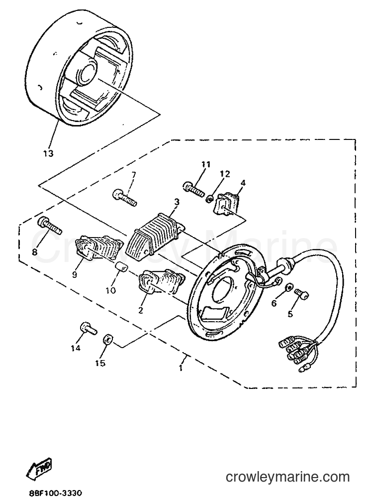 Yamaha Motors PZ480 (8BF2) [020] - GENERATOR
