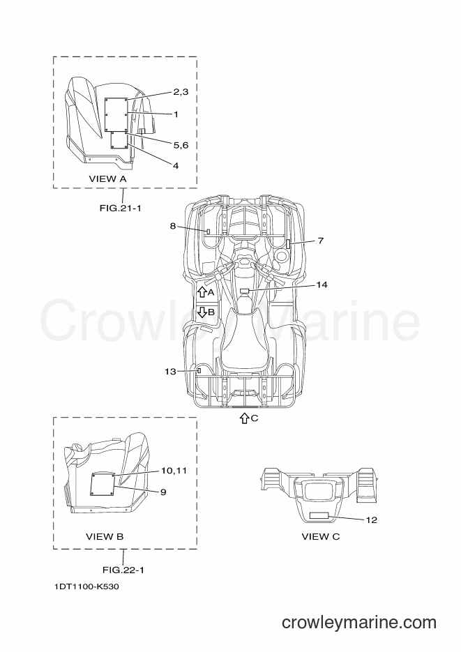 2011 ATV YFM550FWA - YFM550FWA (28PD) [010] - EMBLEM & LABEL 2