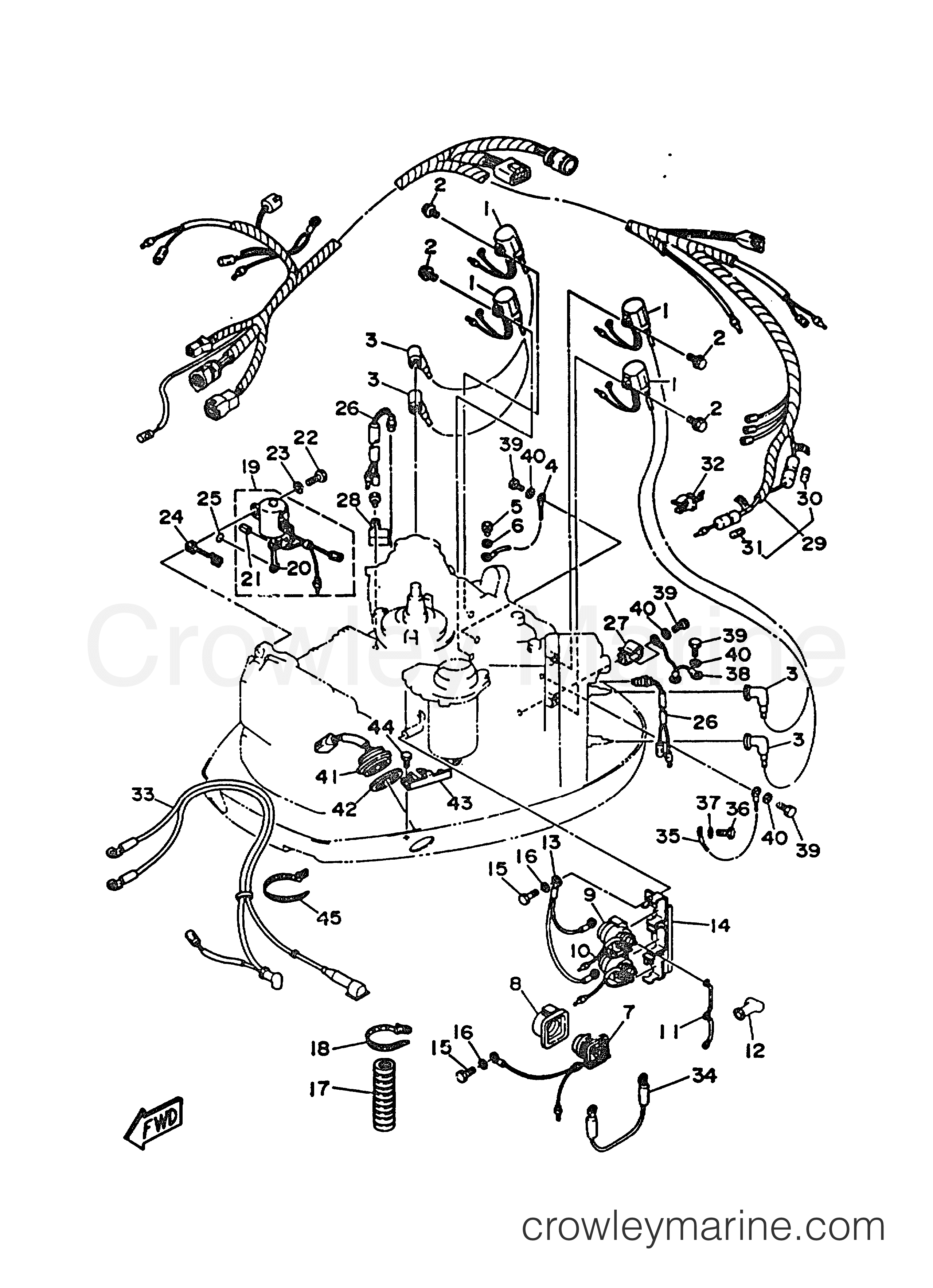 Yamaha Motors S115TLRU - ELECTRICAL 2