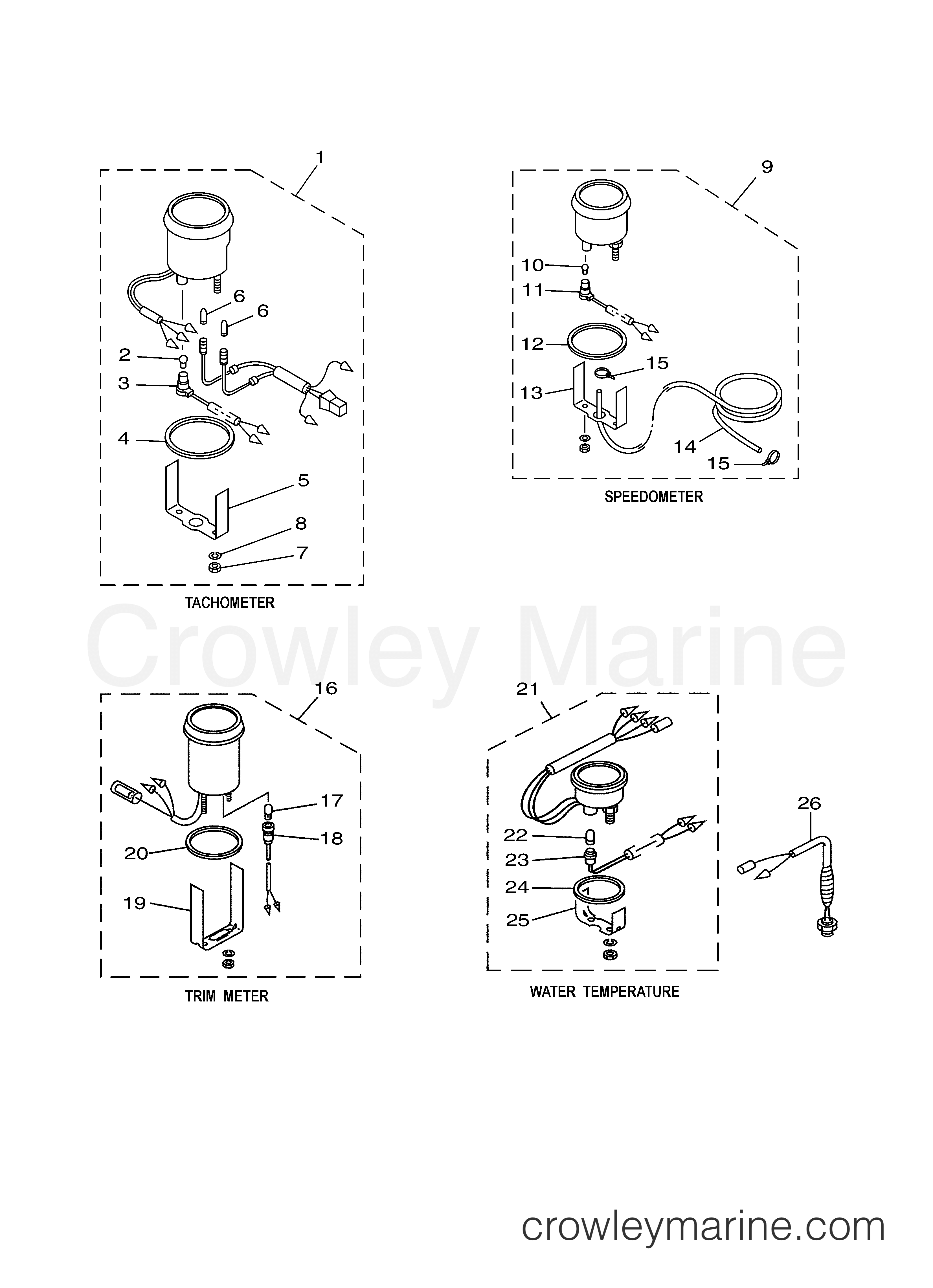 Yamaha Motors Rigging 2007 - INSTRUMENTS ANALOG 1