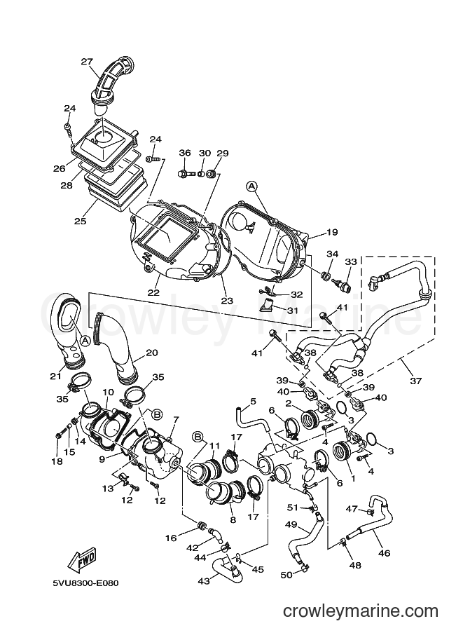 Yamaha Motors XP500 (5VU8) [040] - INTAKE