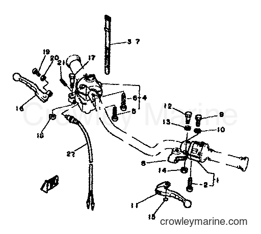 1981 Street Bike RD250LC - RD250LC (4L1) [999] - HANDLE SWITCH & LEVER