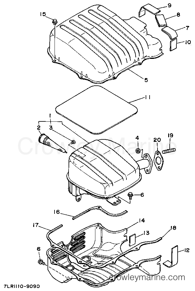 Yamaha Motors YG400D - EXHAUST