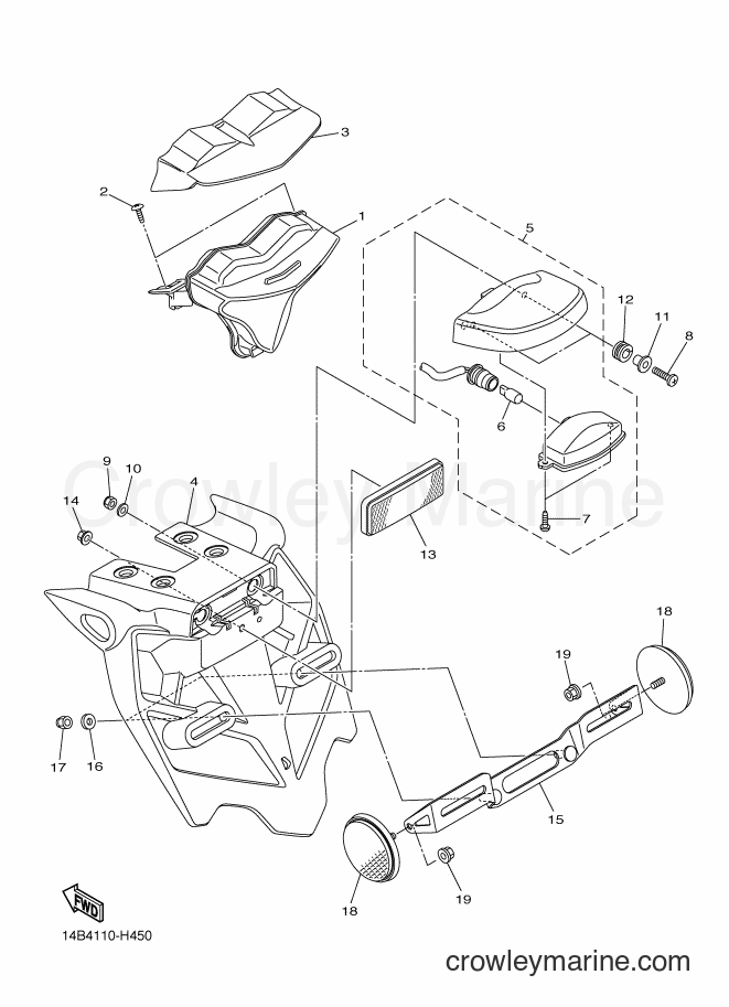 2012 Sport Bike YZF-R1 - YZF-R1 (1KBD) [010] - TAILLIGHT