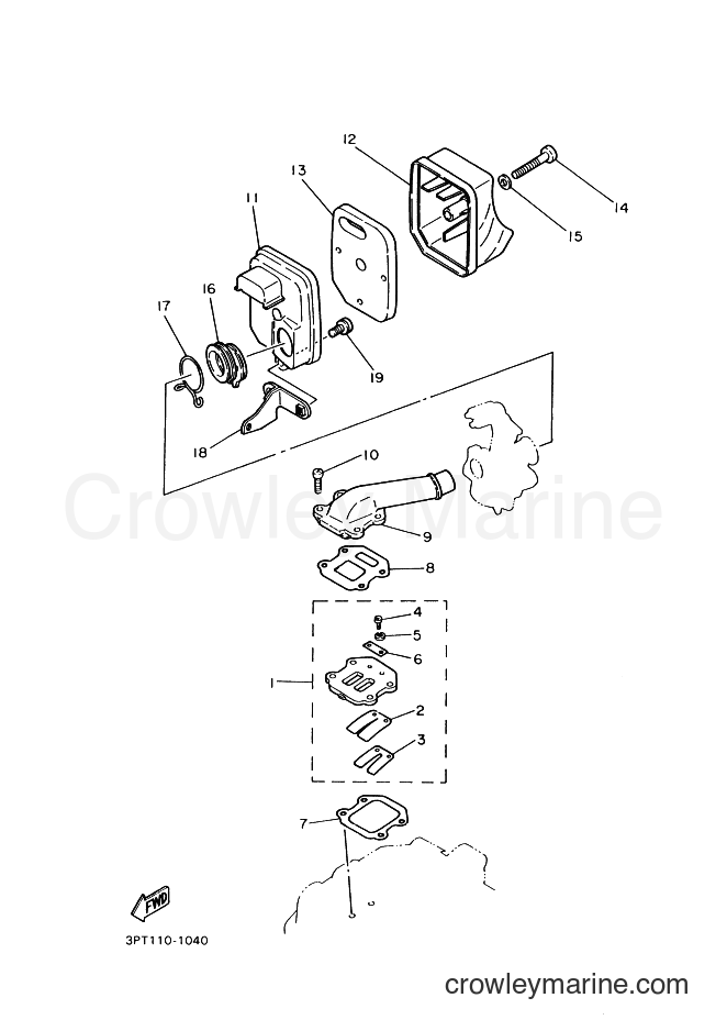 perry ページ INTAKE - 2008 Dirt Bike PW50 (PW50 (5PGF) [020]) - Yamaha Motors