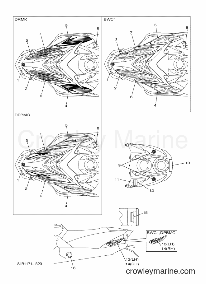 2010 Snowmobile RS10STGT - RS10STGT (8JB1) [020] - EMBLEM