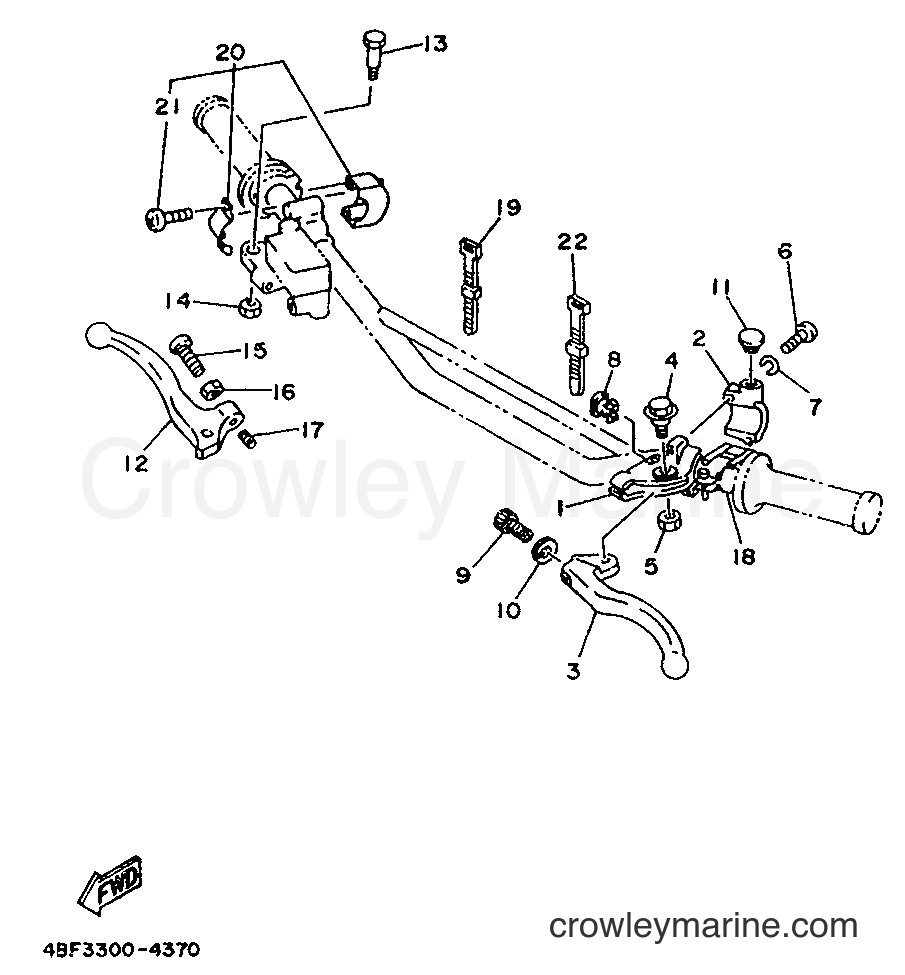 1994 Dirt Bike WR200R - WR200R (4BF3) [999] - HANDLE SWITCH & LEVER