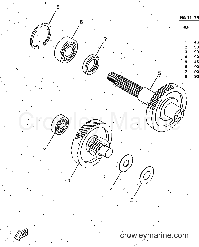 1997 Scooter CW50RSP - CW50RSP (4UR7) [999] - TRANSMISSION