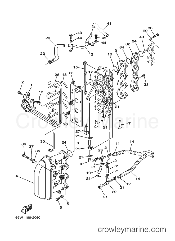 Yamaha Motors F60AETL (69W2) [030] - INTAKE
