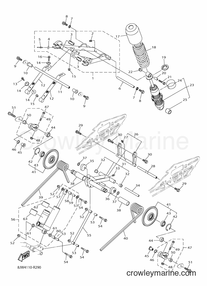 2016 Snowmobile SRV10RS - SRV10RS (8JW4) [010] - TRACK SUSPENSION 2