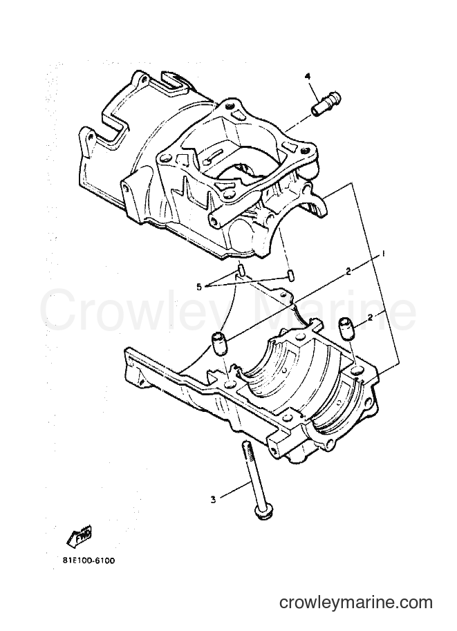 Yamaha Motors CF300P (86W1) [010] - CRANKCASE