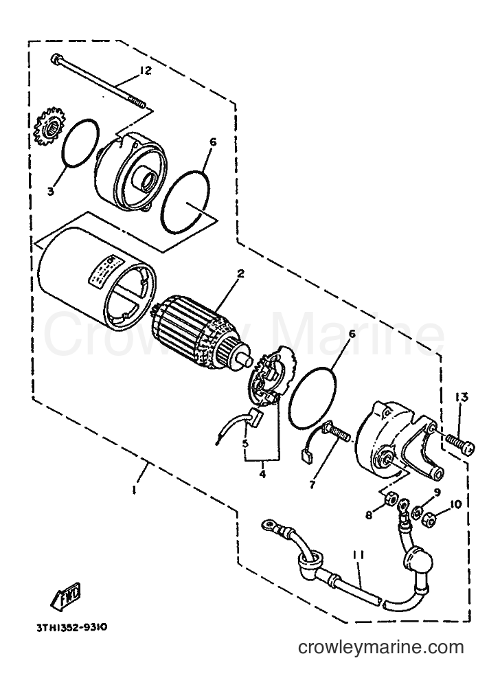 1994 Street Bike SR250 - SR250 (3TH2) [999] - MOTOR DE ARRANQUE