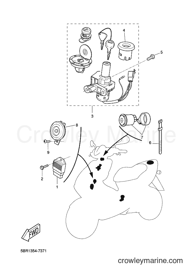 Yamaha Motors YQ50L (5KH8) [010] - ELECTRICAL 1