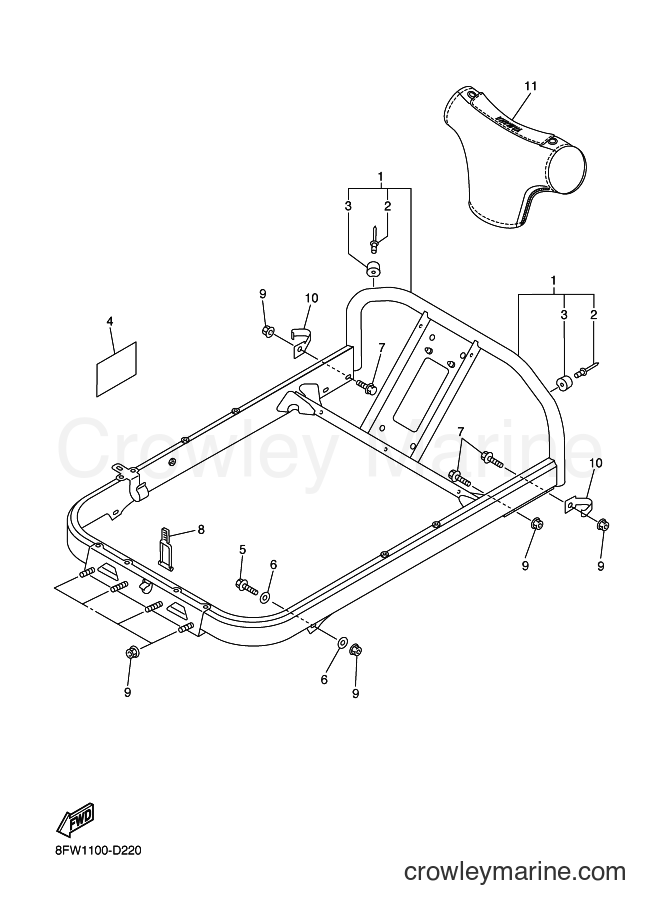 Yamaha Motors RX10MS (8GA1) [020] - STEERING GATE