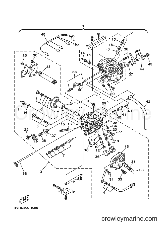 Yamaha Motors XVS650 (4VRE) [020] - CARBURETOR