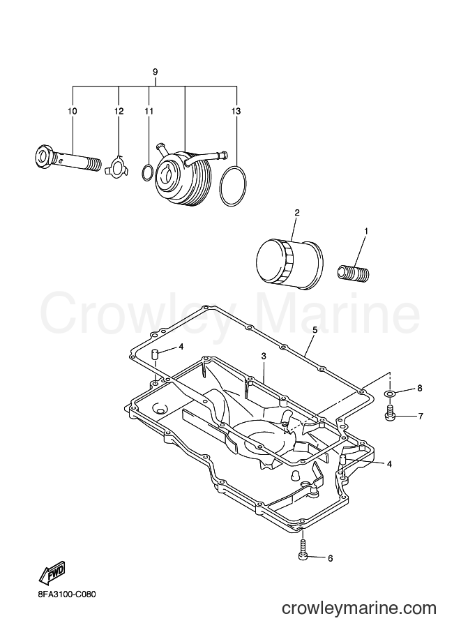 2004 Snowmobile RX10ST - RX10ST (8FG1) [020] - OIL CLEANER