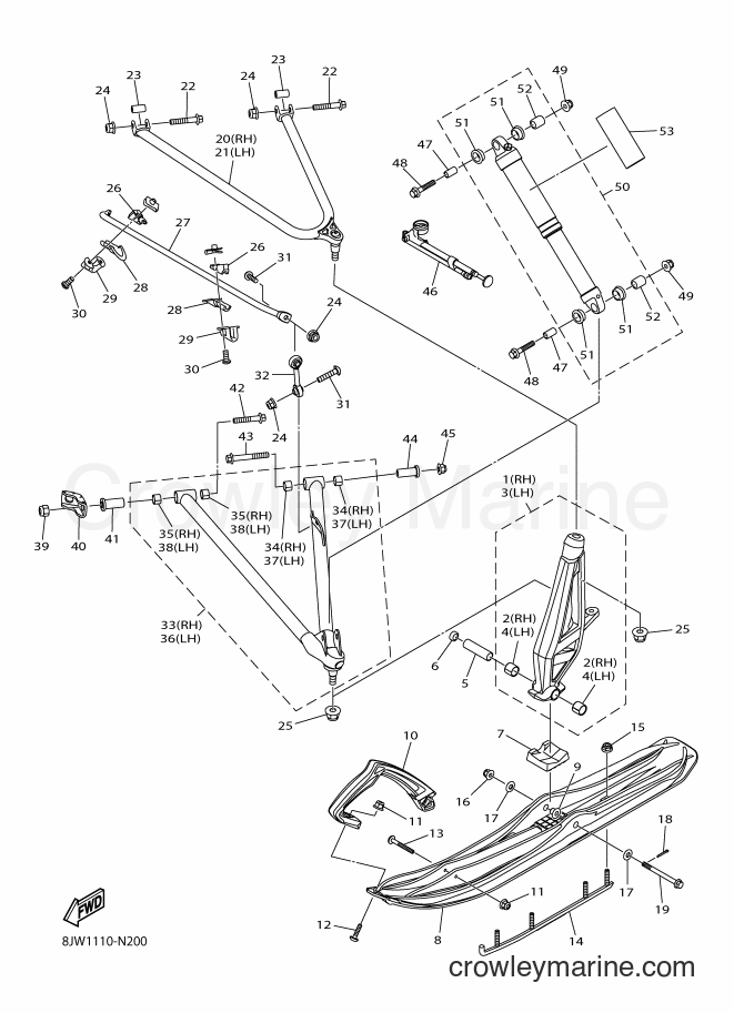 Yamaha Motors SRV10LS (8JY1) [010] - SKI