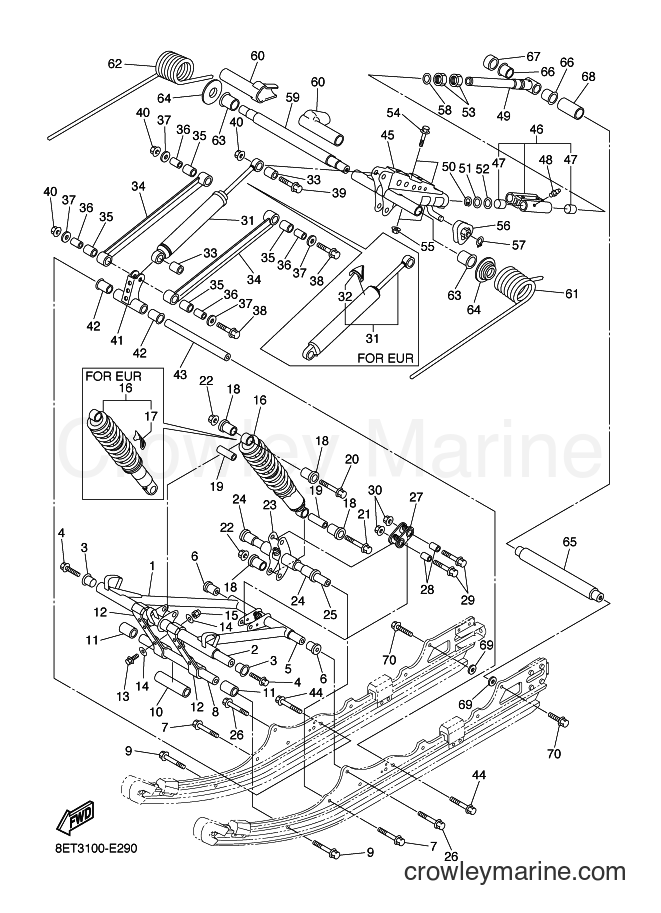 2006 Snowmobile RSV10 - RSV10 (8FM3) [010] - TRACK SUSPENSION 3