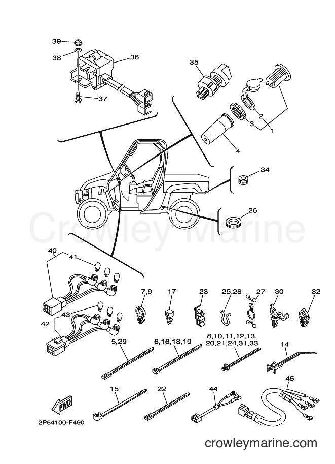 2008 ATV YXR450F - YXR450F (2P5B) [010] - ELECTRICAL 2
