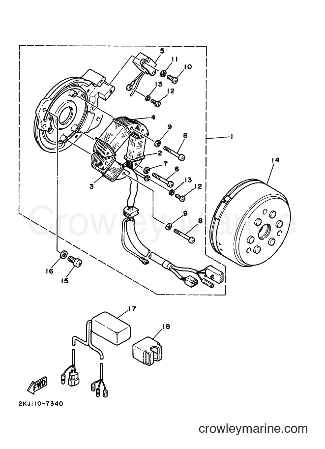 1997 Dirt Bike XT350 - XT350 (3NVR) [010] - GENERATOR