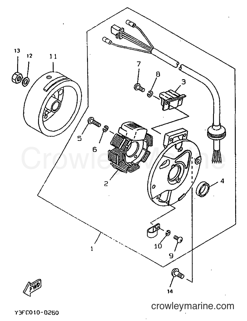 1998 Scooter CW50 - CW50 (4VVF) [010] - GENERATOR