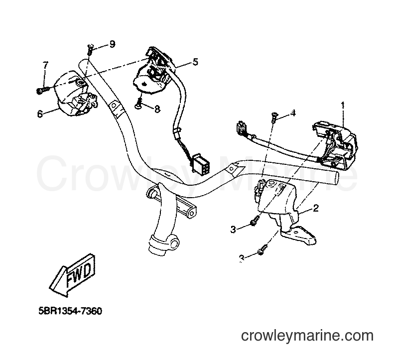 Yamaha Motors YQ50L (5KF7) [010] - HANDLE SWITCH & LEVER