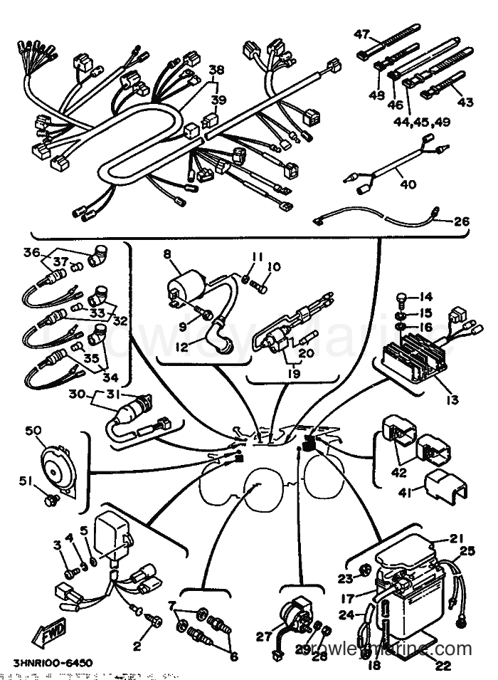 1996 ATV YFM350FW - YFM350FW (3HNS) [010] - ELECTRICAL 1
