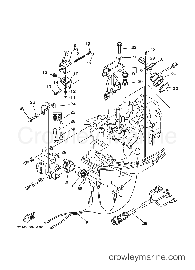 Yamaha Motors T9.9PLRC (69C3) [070] - ELECTRICAL 2