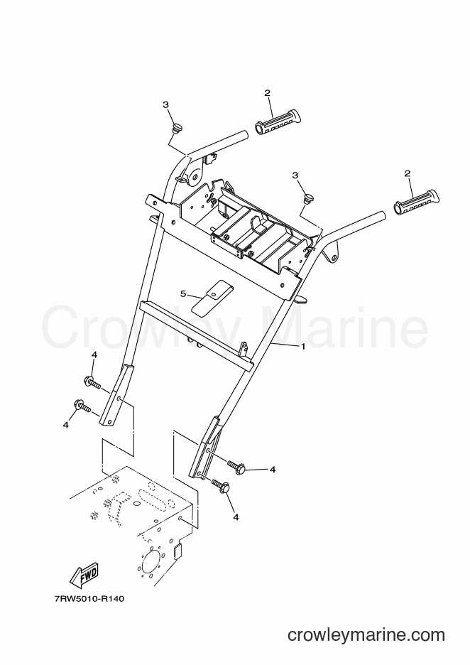 2017 Snowblower YT1070 - YT1070 (7RW5) [010] - STEERING LINK