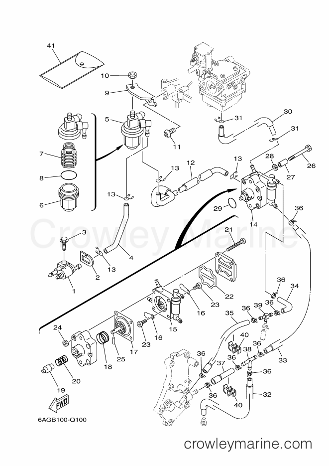 Yamaha Motors F20BWHL (6AHB) [500] - FUEL