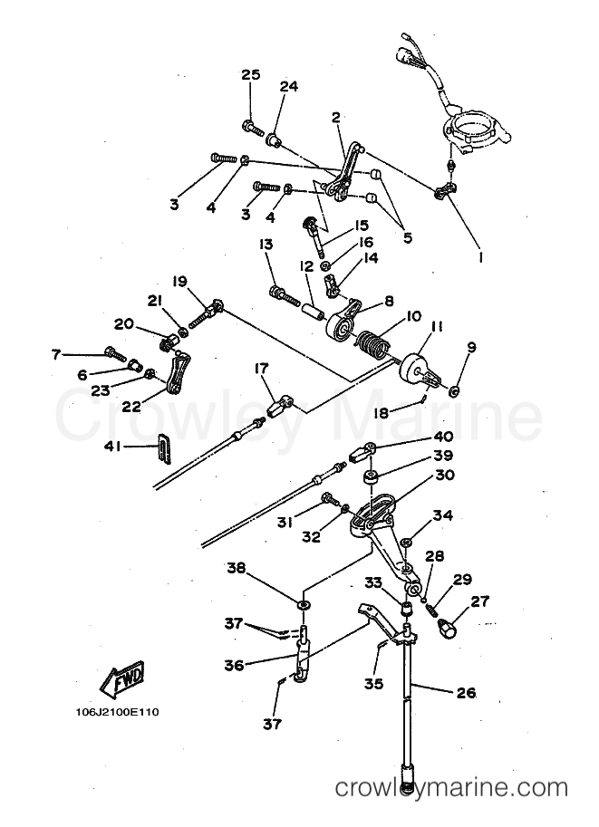 Yamaha Motors 70CE (6J2) [010] - CONTROL