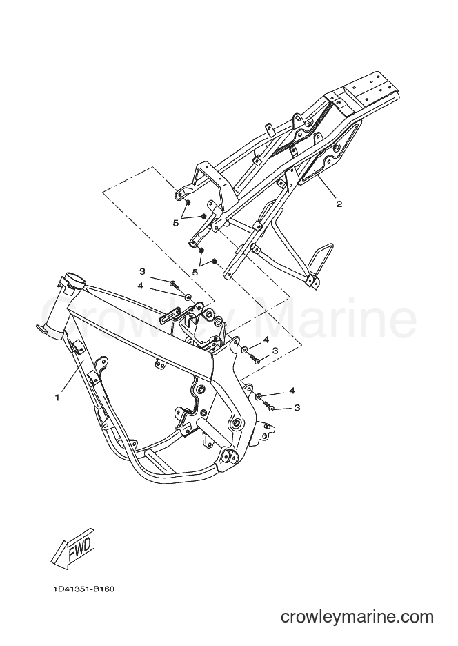 Yamaha Motors DT50RSM (2C3E) [010] - FRAME