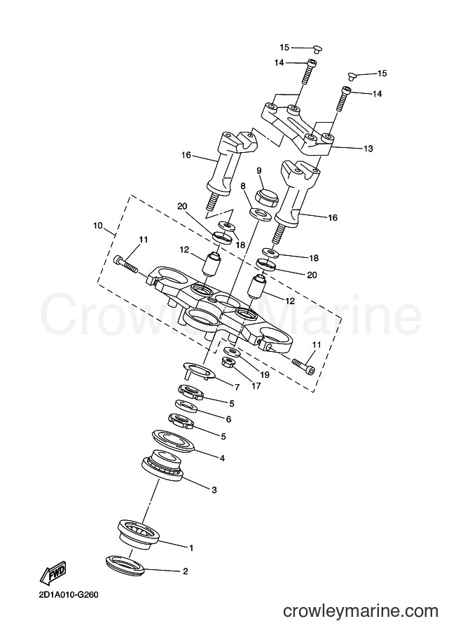 2012 Street Bike FZ1-N - FZ1-N (1EC7) [010] - STEERING