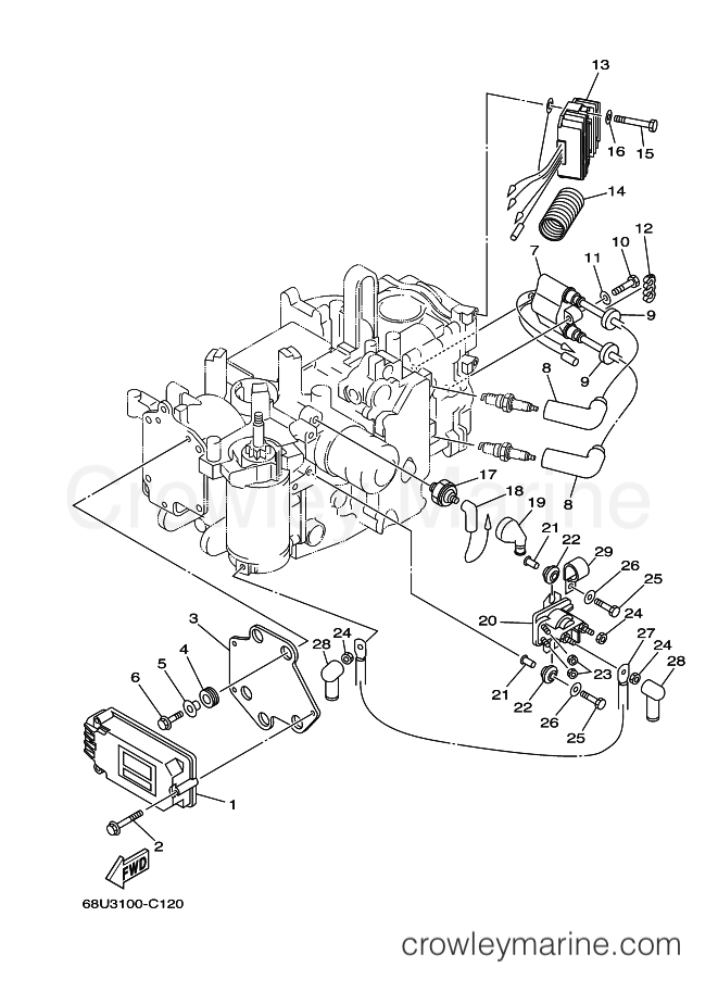 Yamaha Motors FT25BETL (68U7) [090] - ELECTRICAL 1