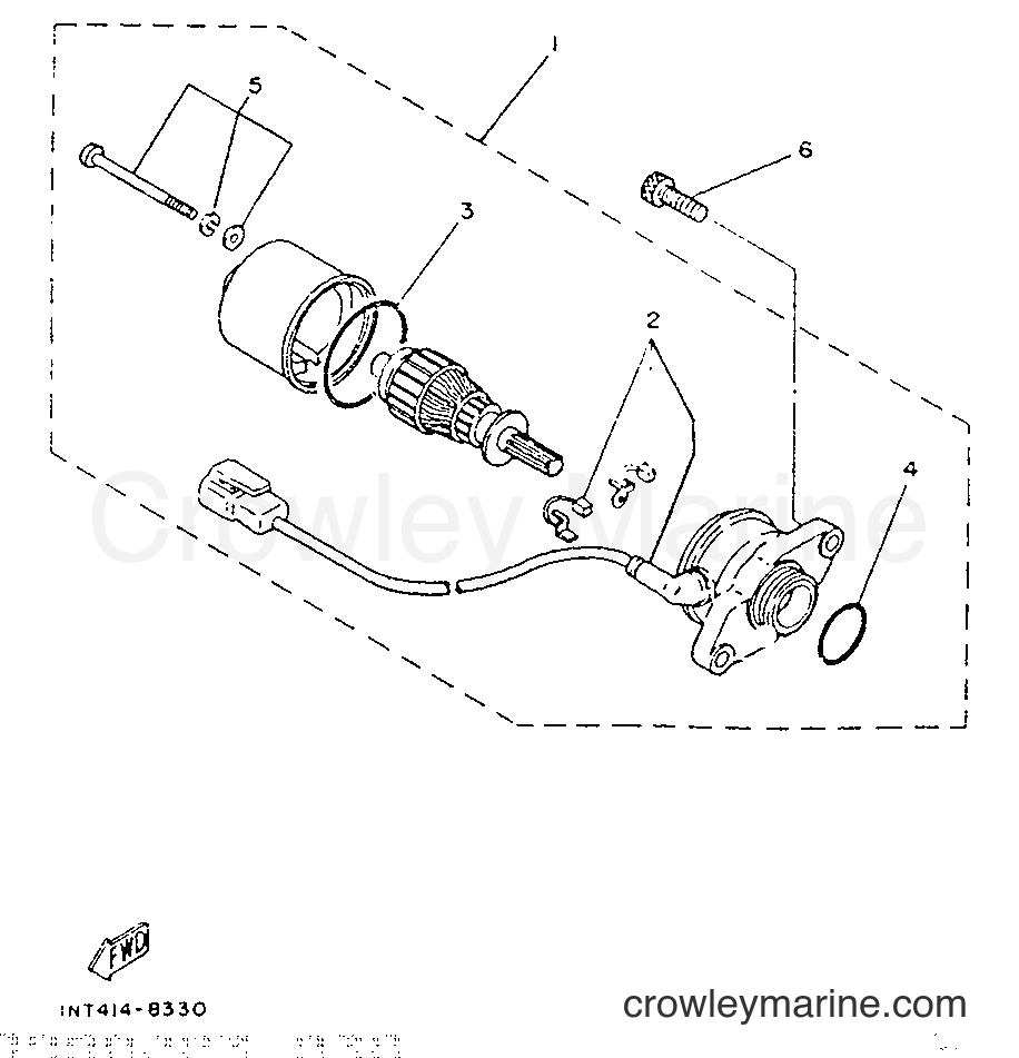 1990 Scooter CT50S - CT50S (3NT7) [999] - STARTING MOTOR