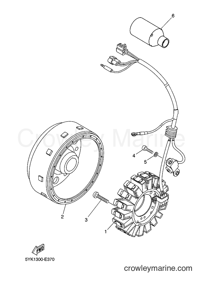 2012 Street Bike MT03 - MT03 (2BF1) [010] - GENERATOR