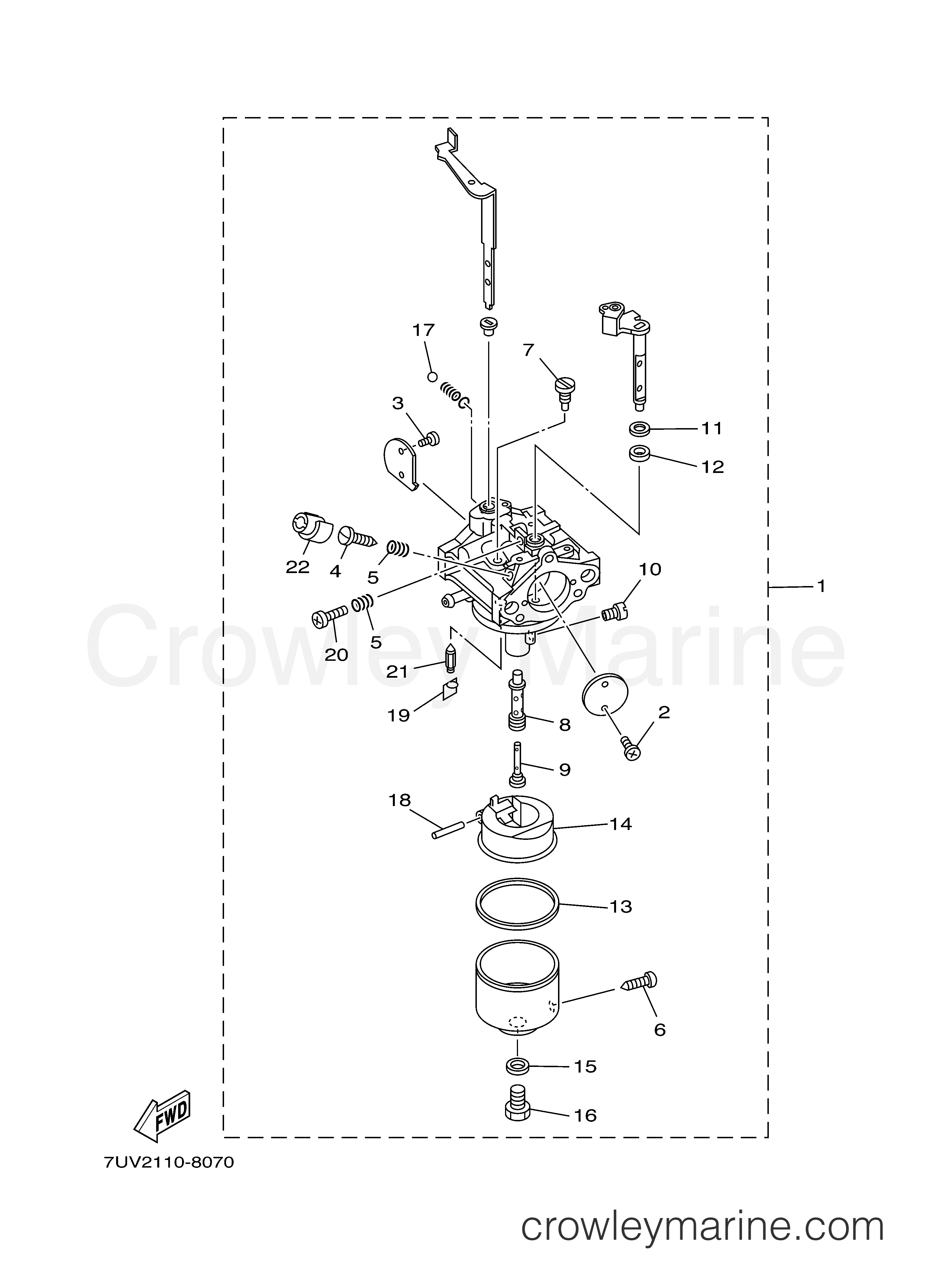 Yamaha Motors EF6600AX - CARBURETOR