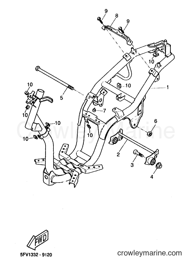 Yamaha Motors YH50 (5PF2) [020] - FRAME