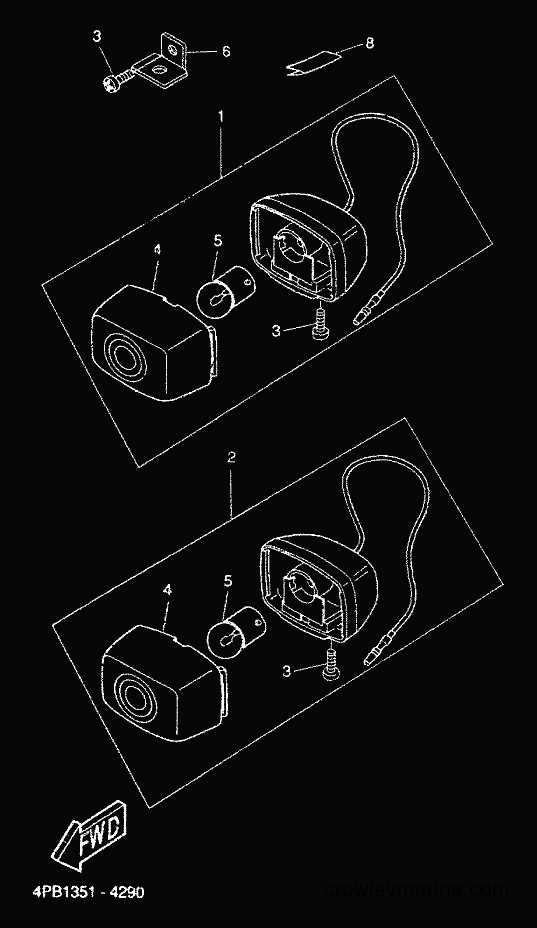 2000 Scooter CW50 - CW50 (5HG4) [010] - FLASHER LIGHT