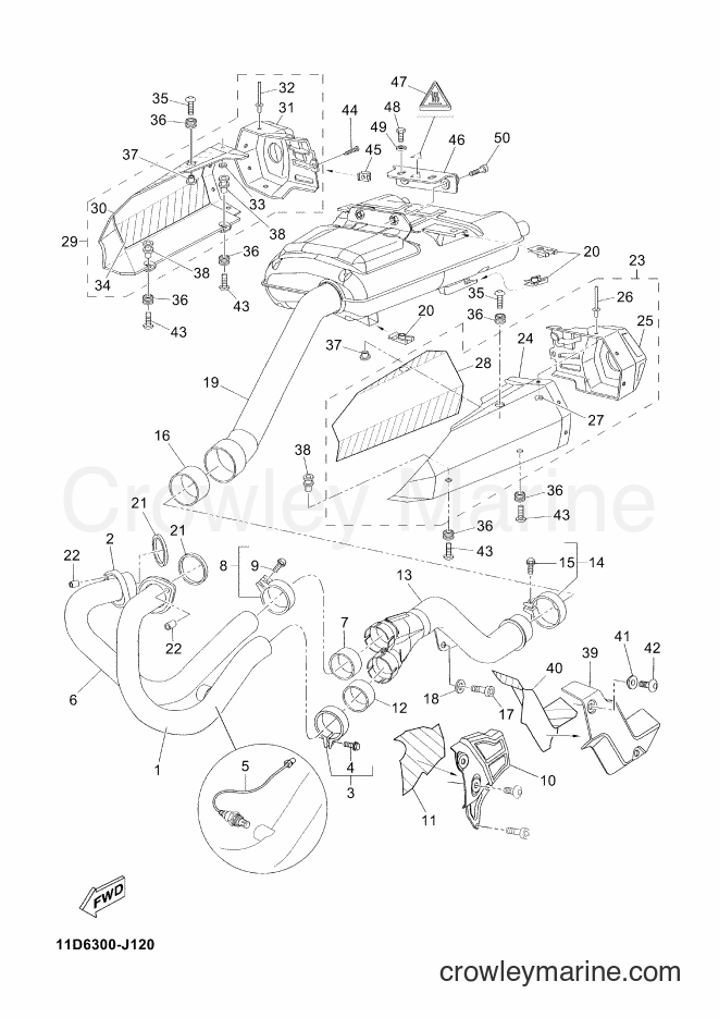 2010 Dirt Bike XT660Z - XT660Z (11D6) [010] - EXHAUST