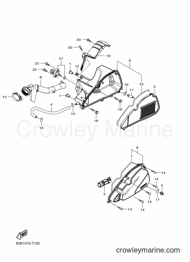 Yamaha Motors XCH50 (B4K2) [010] - INTAKE 2