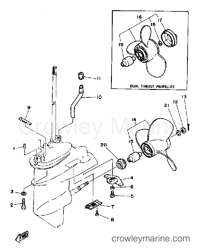 Yamaha Motors F9.9LD - LOWER DRIVE 2