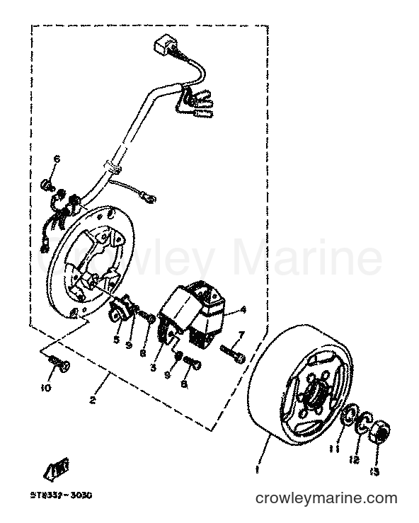 1983 Scooter DT80MX - DT80MX (36N) [999] - MAGNETO