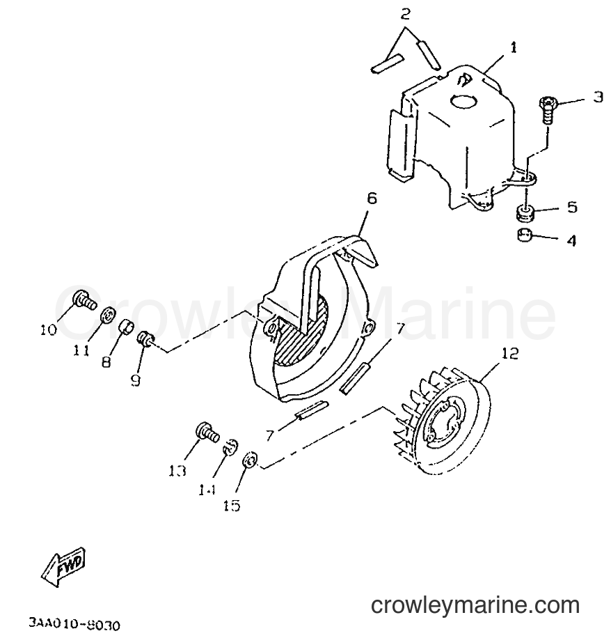 Yamaha Motors CW50R (4SX1) [999] - AIR SHROUD & FAN